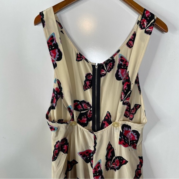 Tucker Silk Butterfly Jumpsuit Size Small - Picture 4 of 9